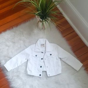 OSHKOSH EUC Girls White Denim Jacket (3T)